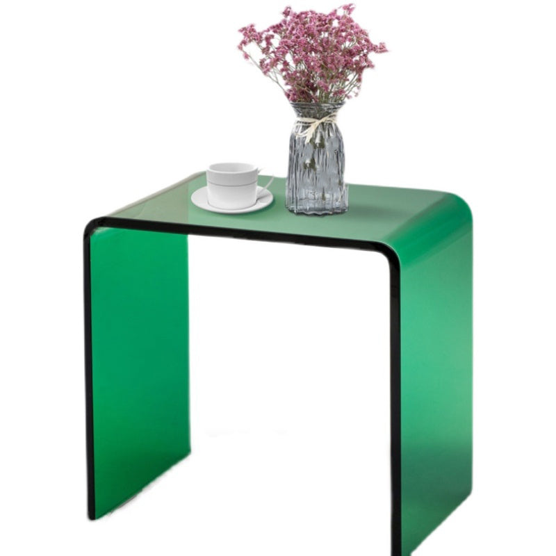 Sled Actylic Coffee Table Rectangular 1 Single Cocktail Table