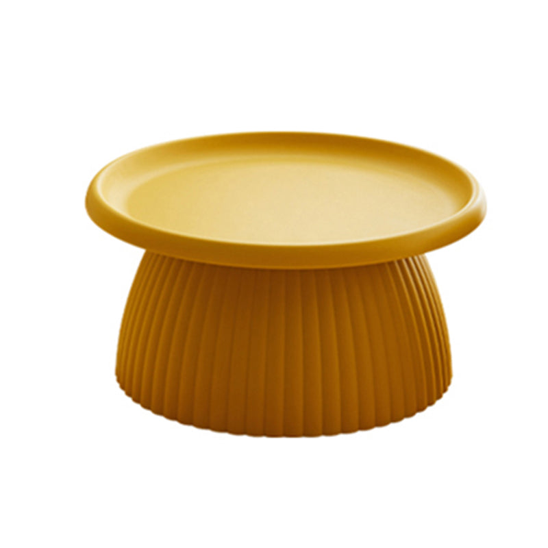 Round Pedestal Coffee Table Scandinavian Macaron Coffee Cocktail Table