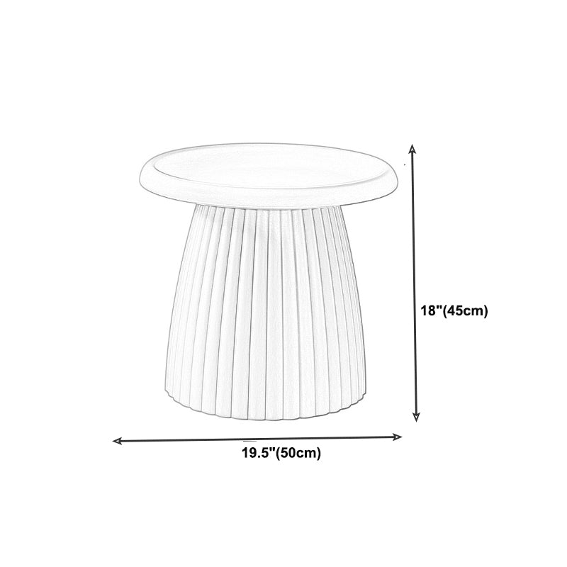 Round Pedestal Coffee Table Scandinavian Macaron Coffee Cocktail Table
