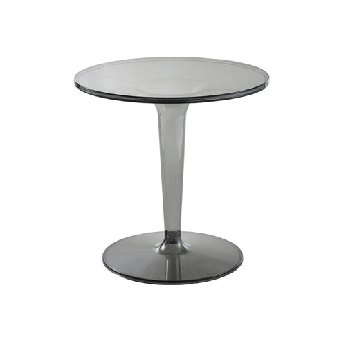 Pedestal Modern 1 Single Coffee Table Round Acrylic Cocktail Table