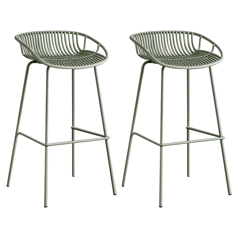 Modern Style Bar Stool Metal Counter Bar Stool with Metal Legs for Home