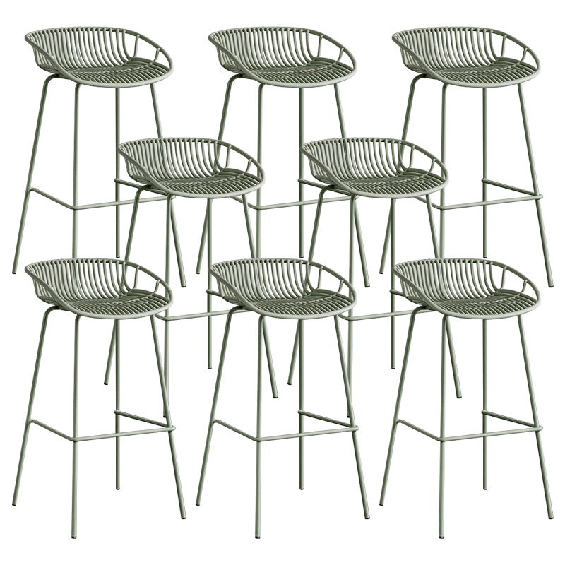 Modern Style Bar Stool Metal Counter Bar Stool with Metal Legs for Home