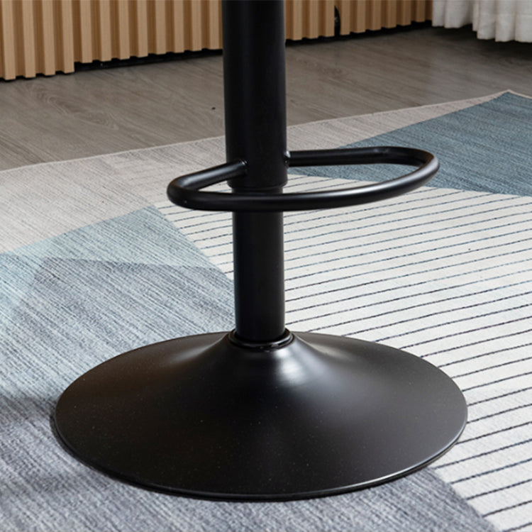 Contemporary Style Bar-stool Adjustable Counter Bar Stool with Metal Legs for Home