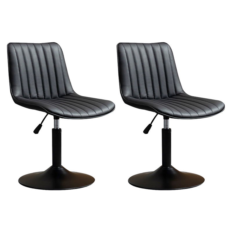 Contemporary Style Bar-stool Adjustable Counter Bar Stool with Metal Legs for Home