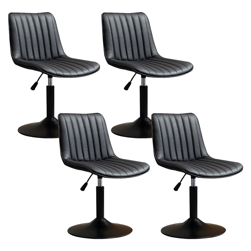 Contemporary Style Bar-stool Adjustable Counter Bar Stool with Metal Legs for Home