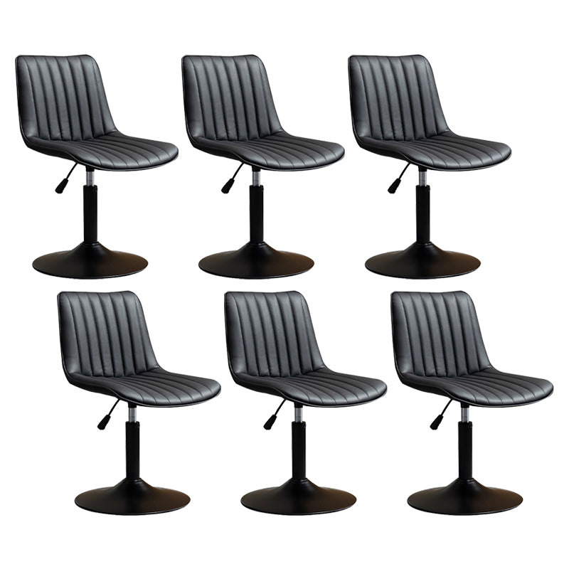 Contemporary Style Bar-stool Adjustable Counter Bar Stool with Metal Legs for Home