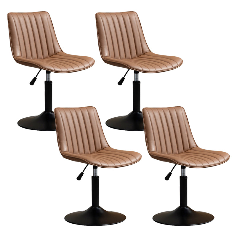 Contemporary Style Bar-stool Adjustable Counter Bar Stool with Metal Legs for Home