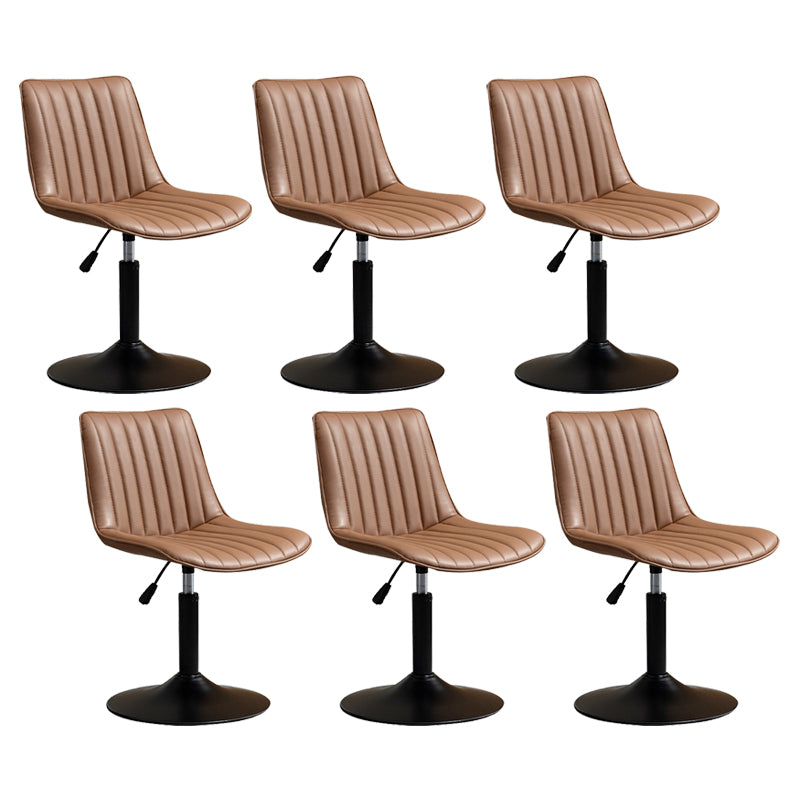Contemporary Style Bar-stool Adjustable Counter Bar Stool with Metal Legs for Home