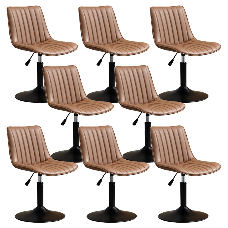 Contemporary Style Bar-stool Adjustable Counter Bar Stool with Metal Legs for Home