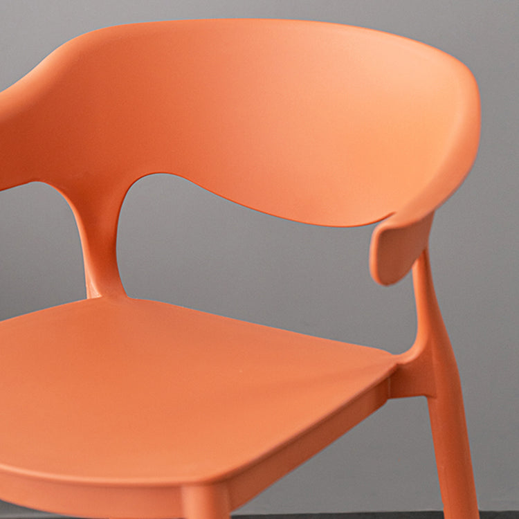 Nordic Stackable Bar-stool Plastic Counter Bar Stool with Plastic Legs for Home