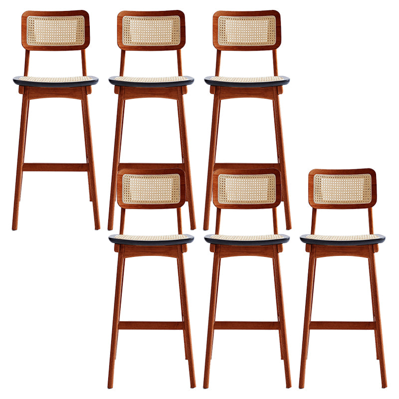 Contemporary Style Bar-stool Wooden Counter Bar Stool for Home