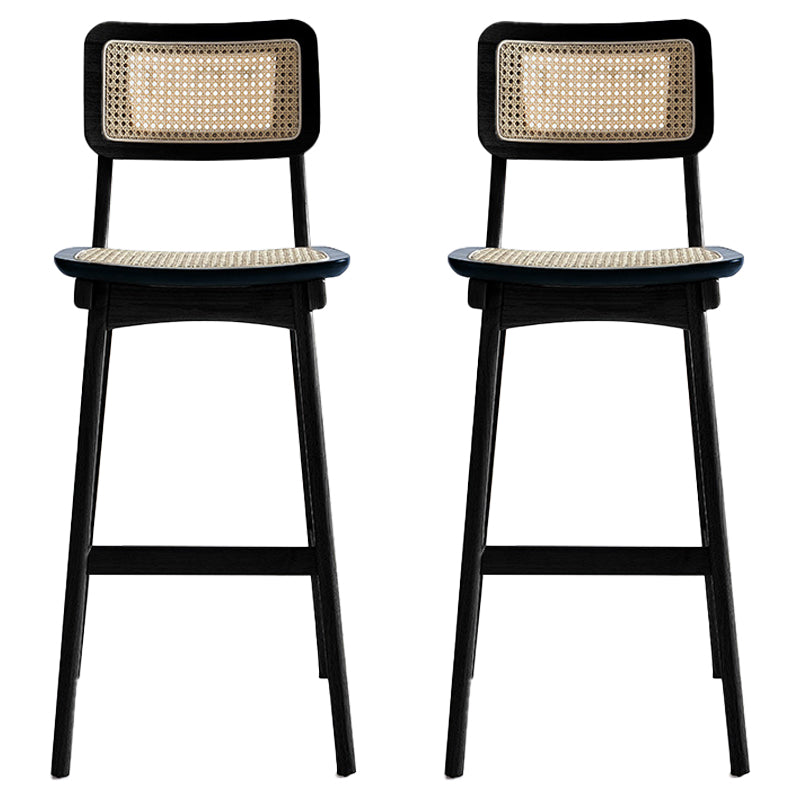 Contemporary Style Bar-stool Wooden Counter Bar Stool for Home