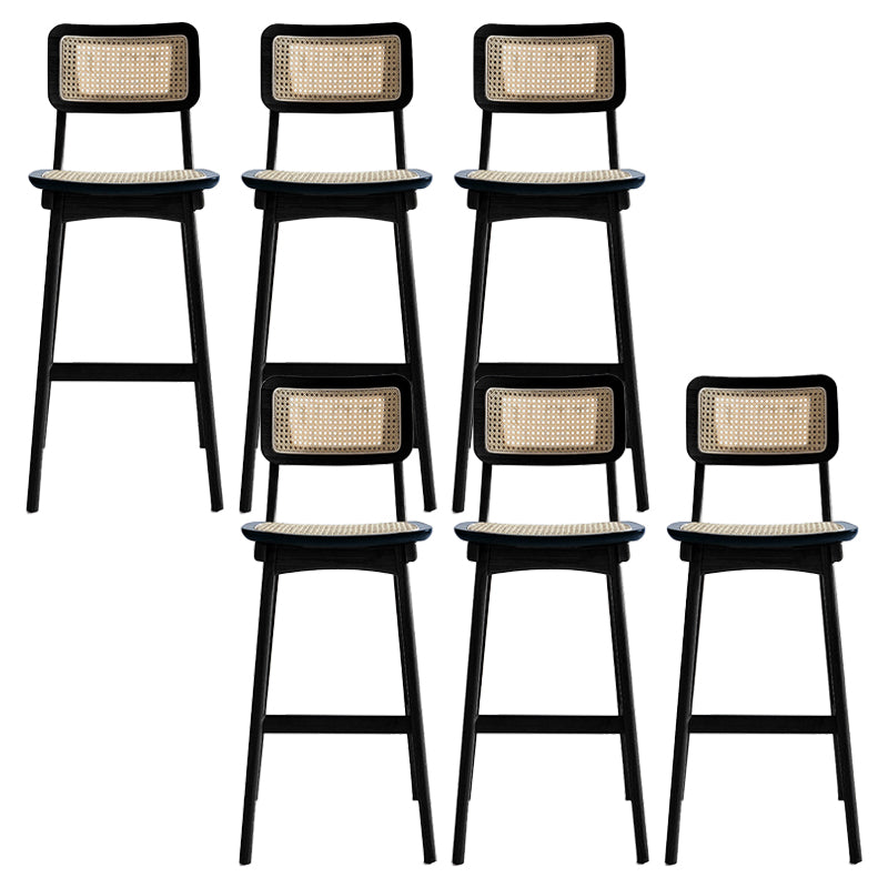 Contemporary Style Bar-stool Wooden Counter Bar Stool for Home
