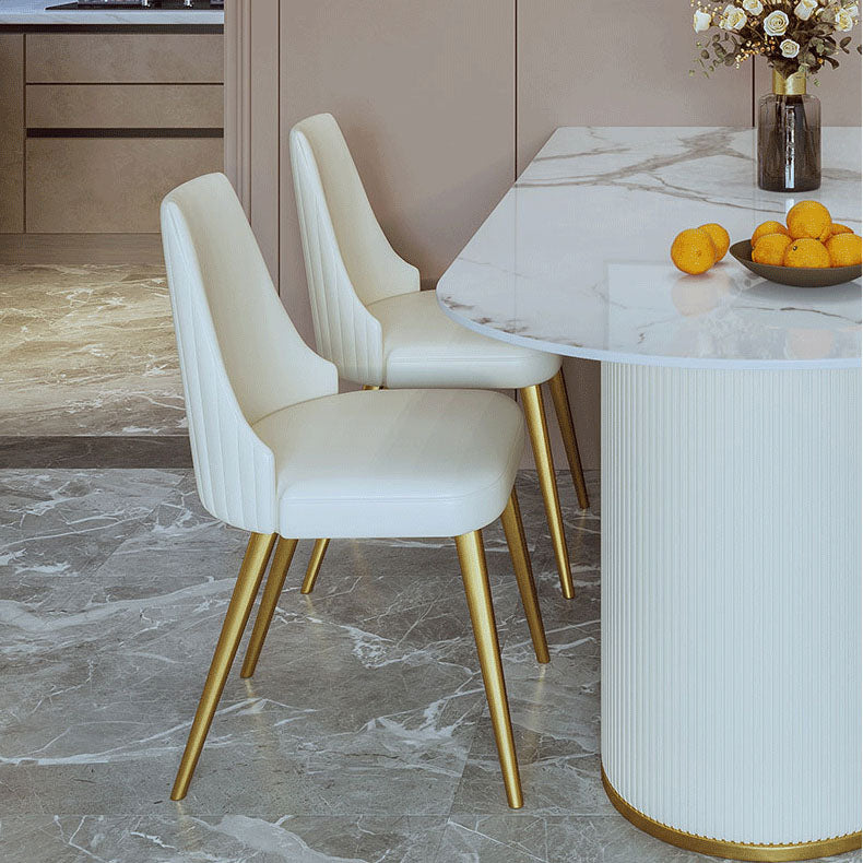 1/2/3/5 Pcs Dining Table Set with Chair Sintered Stone Dining Table Set