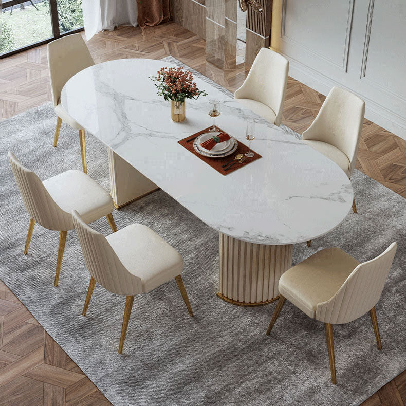 1/2/3/5 Pcs Dining Table Set with Chair Sintered Stone Dining Table Set