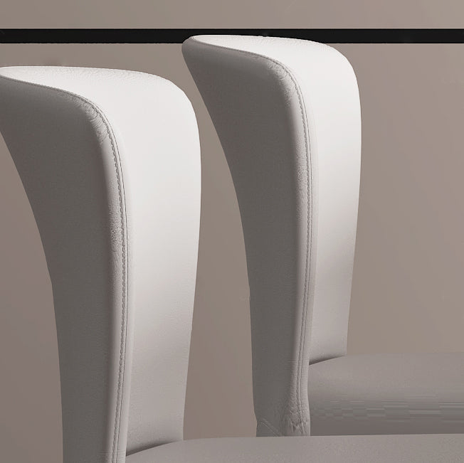 1/4/5/7 Pieces Sintered Stone Dining Table Set Dining Table and Dining Chairs