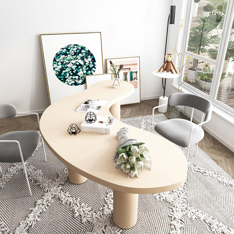 Modern Solid Wood Dining Table 3 Legs Dining Table for Dining Room