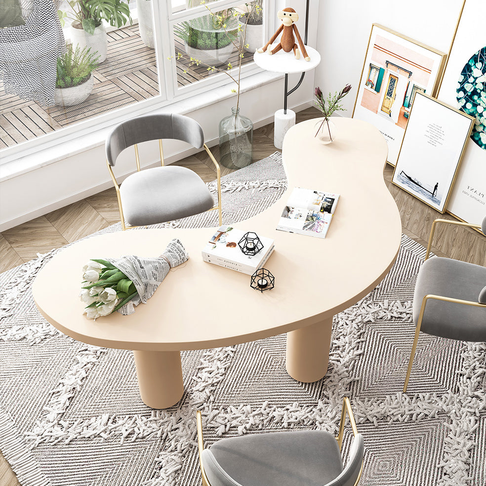 Modern Solid Wood Dining Table 3 Legs Dining Table for Dining Room
