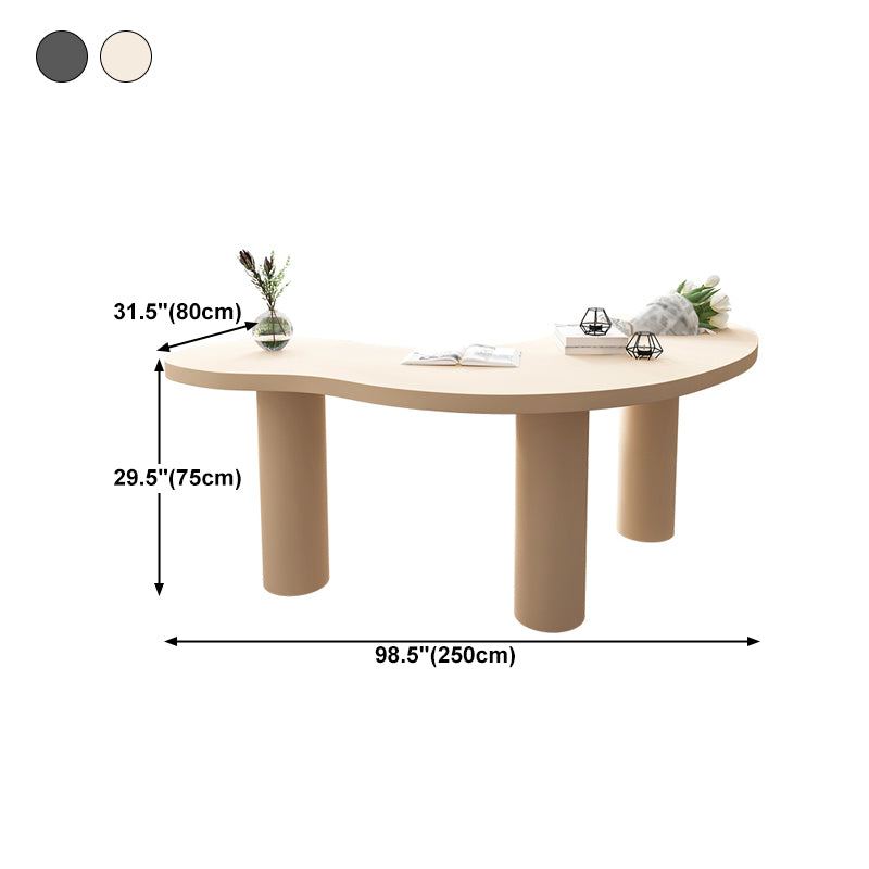 Modern Solid Wood Dining Table 3 Legs Dining Table for Dining Room