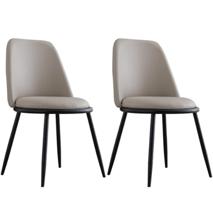 Armless Dining Chairs Nordic Side Kitchen Chairs for Dining Room