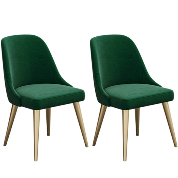 Nordic Armless Side Dining Chairs Entryway Dining Room Chairs