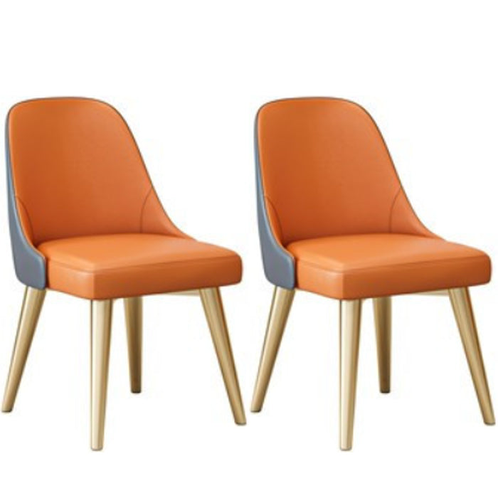 Nordic Armless Side Dining Chairs Entryway Dining Room Chairs