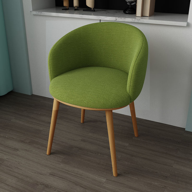 Glam Style Arm Chair Parsons 16.5" Wide Dining Chair for Dining Room