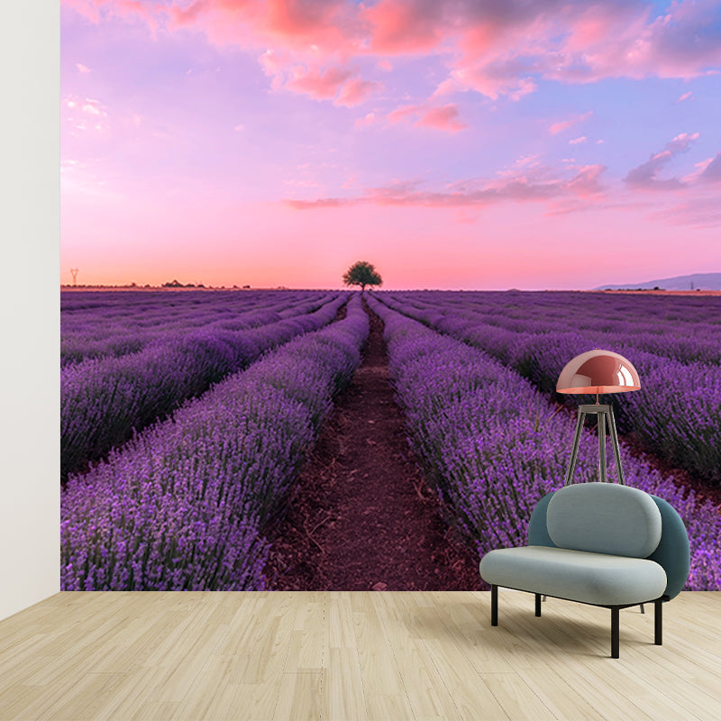 Washable Photography Mural Wallpaper Flower Field Indoor Wall Mural