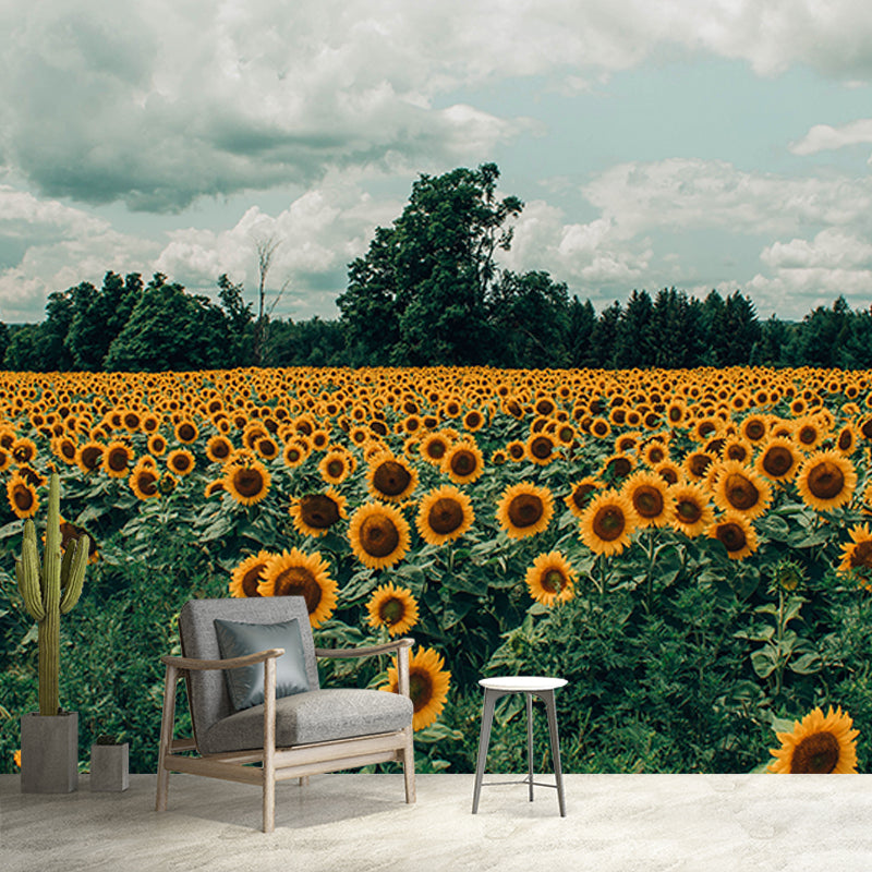 Photography Environment Friendly Mural Wallpaper Flower Field Bedroom Wall Mural