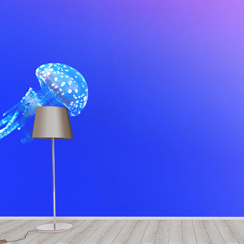 Photography Wall Mural Wallpaper Jellyfish Sitting Room Wall Mural