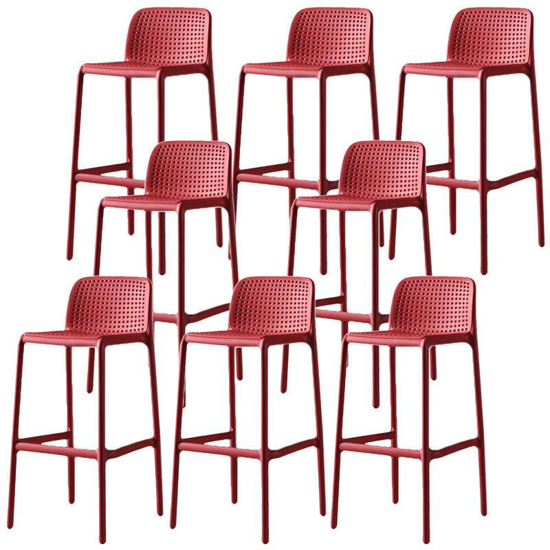 Contemporary Bristol Stackable Stool Matte Finish Plastic Barstool