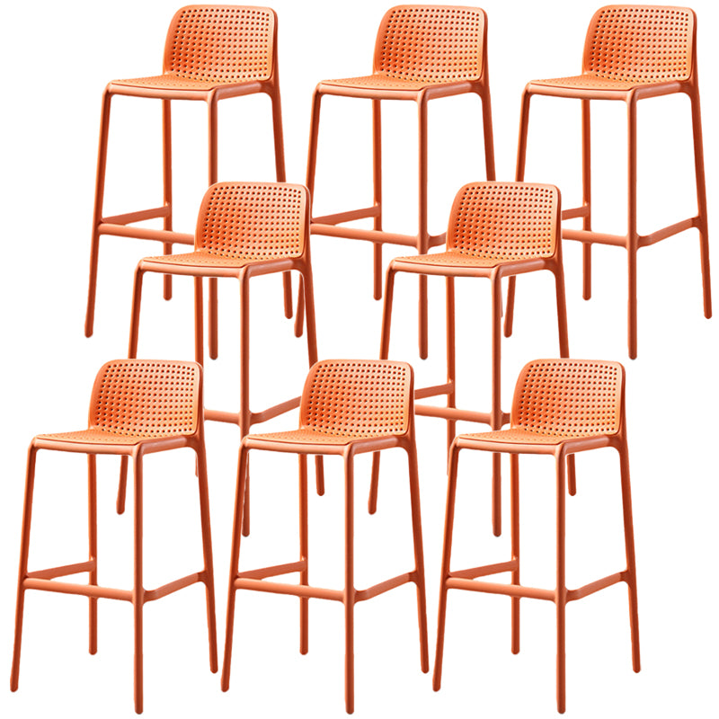 Contemporary Bristol Stackable Stool Matte Finish Plastic Barstool