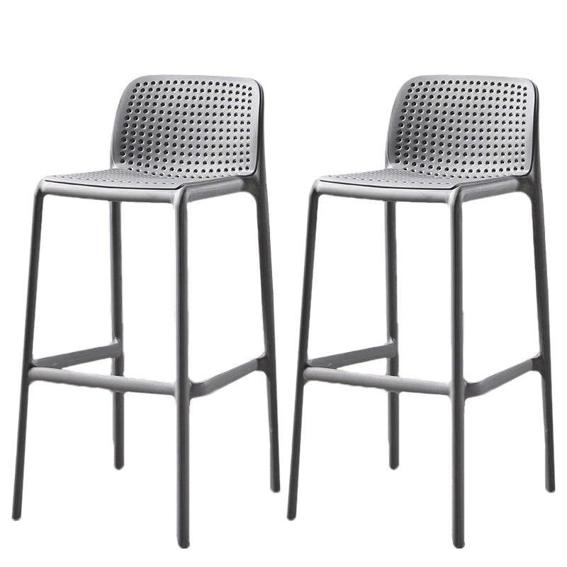 Contemporary Bristol Stackable Stool Matte Finish Plastic Barstool