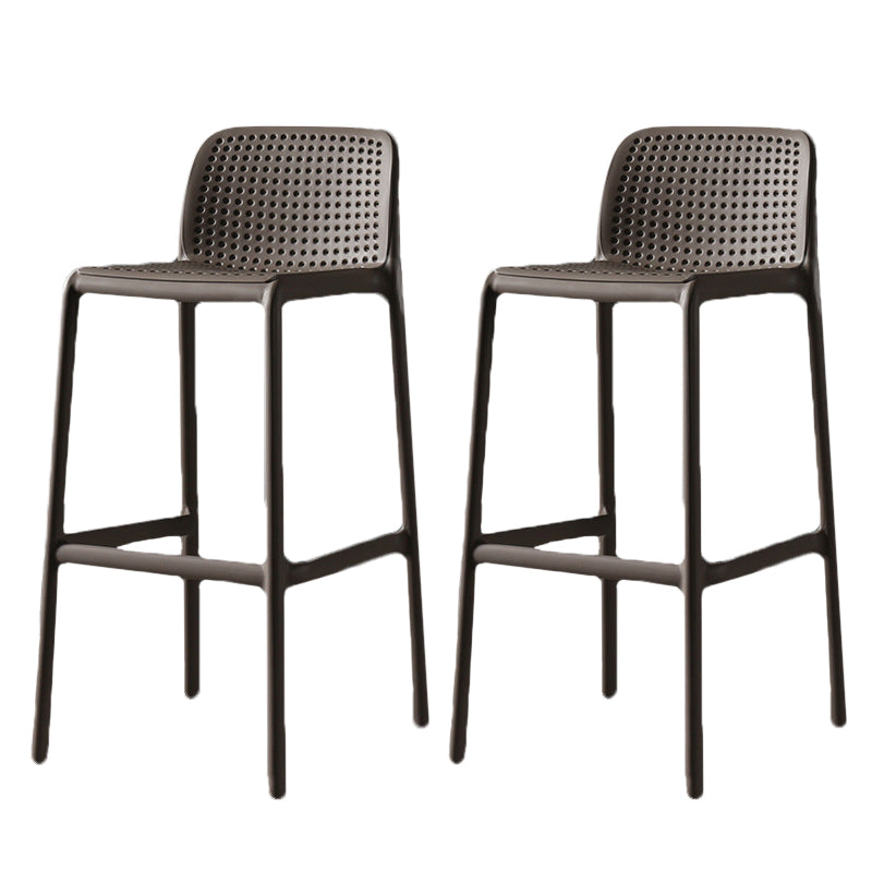 Contemporary Bristol Stackable Stool Matte Finish Plastic Barstool
