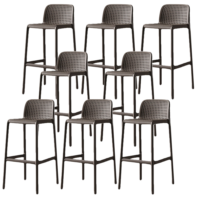 Contemporary Bristol Stackable Stool Matte Finish Plastic Barstool