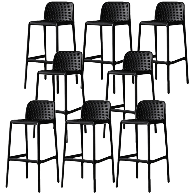 Contemporary Bristol Stackable Stool Matte Finish Plastic Barstool