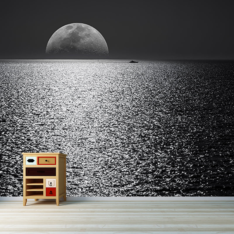 Modern Style Wall Mural Wallpaper Beautiful Sea Living Room Wall Mural