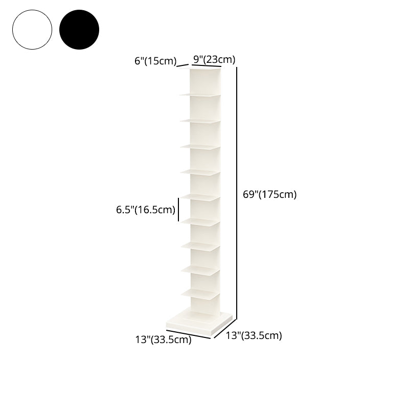 13.19"W Bookshelf Contemporary Style Invisible Bookcase for Office and Home