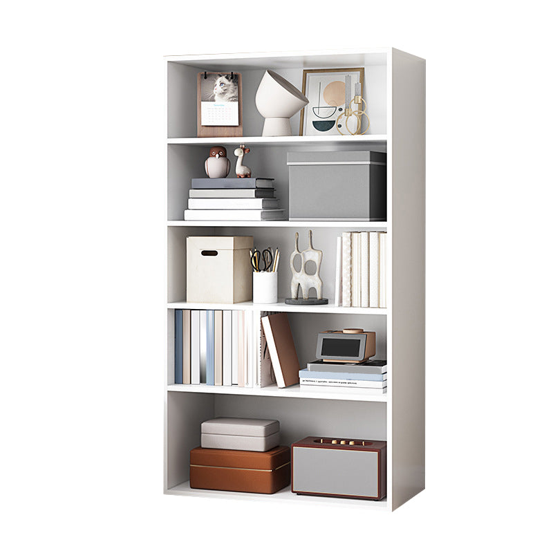 Closed Back Bookcase Engineered Wood Bookshelf for Home Office Study Room