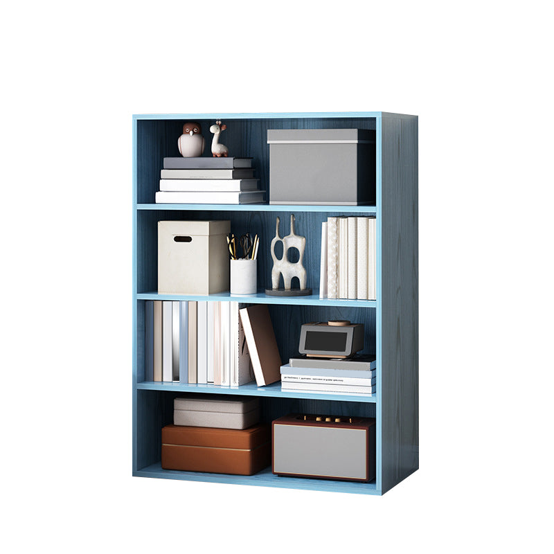 Closed Back Bookcase Engineered Wood Bookshelf for Home Office Study Room