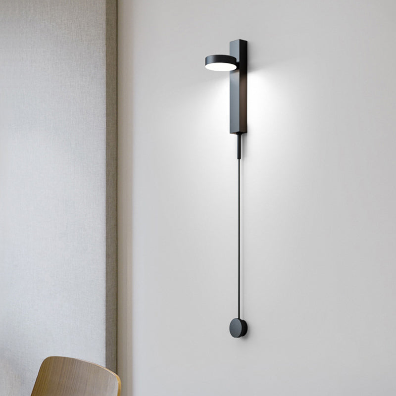 Modern Metal Rotatable Wall Light Geometric 8.5" High LED Wall Sconce for Living Room