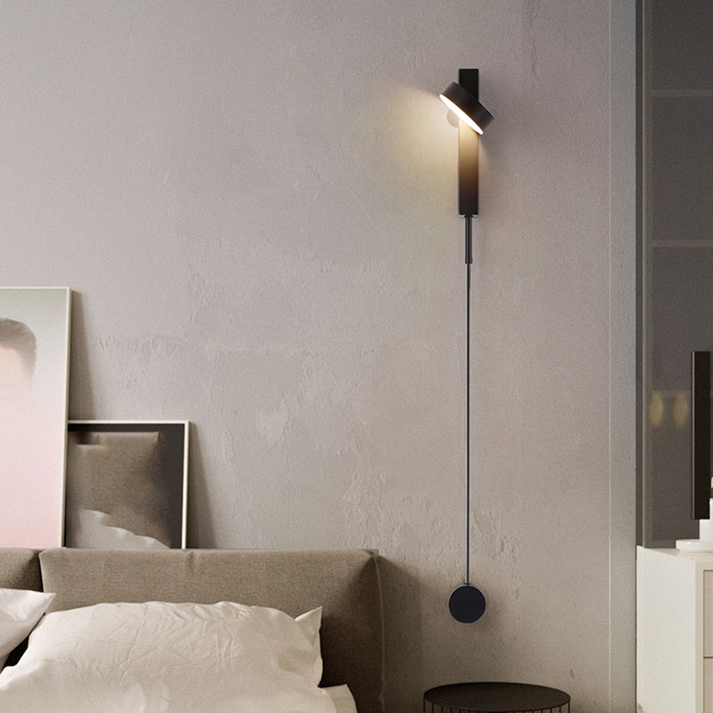 Modern Metal Rotatable Wall Light Geometric 8.5" High LED Wall Sconce for Living Room