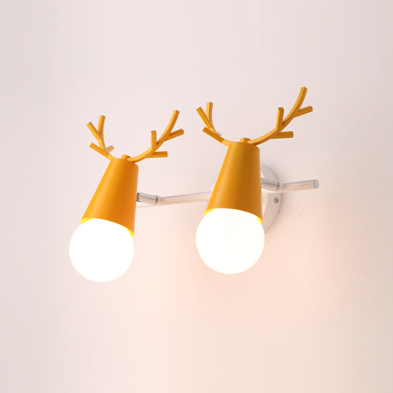 Multi Lights Geometric Wall Mounted Lamps Modern Style Metal Wall Lamps