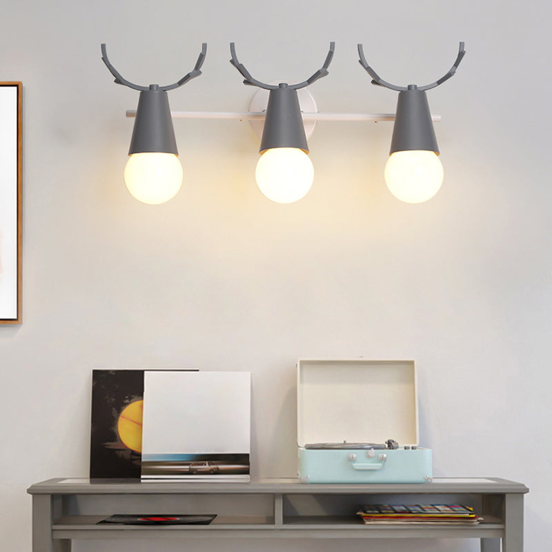 Multi Lights Geometric Wall Mounted Lamps Modern Style Metal Wall Lamps