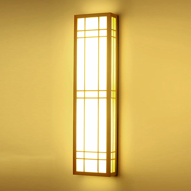 Contemporary Wooden Wall Sconce Light Creative Wall Light Fixture for Bedroom