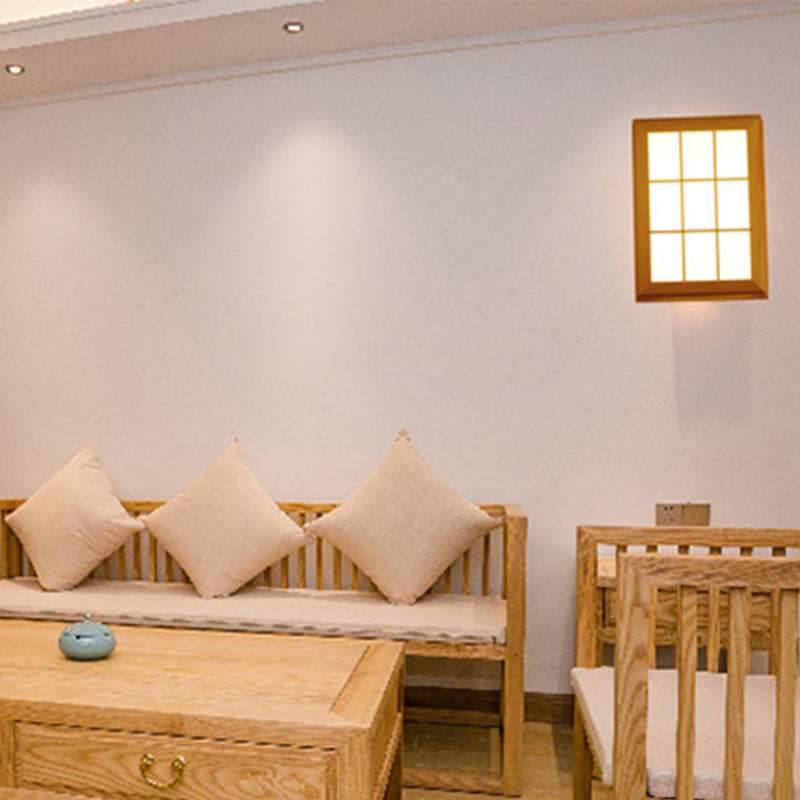 Contemporary Wooden Wall Sconce Light Creative Wall Light Fixture for Bedroom