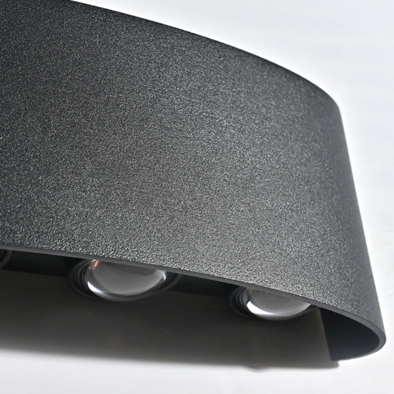 Contemporary Style Rectangle Wall Lights Metal Wall Mount Lights