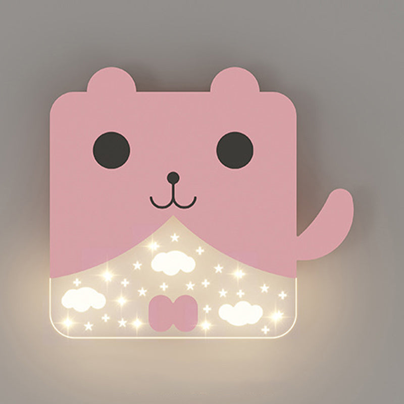 Cartoon LED Wall Lamp Children's Bedroom Wall Sconce Lighting