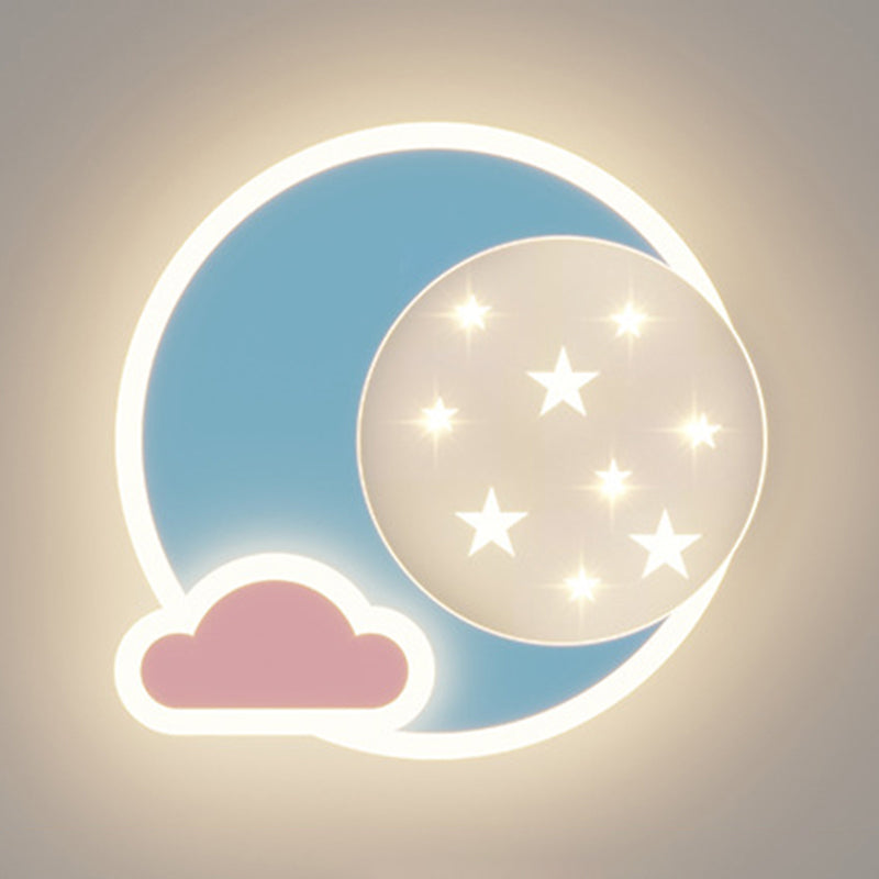 Cartoon LED Wall Lamp Children's Bedroom Wall Sconce Lighting