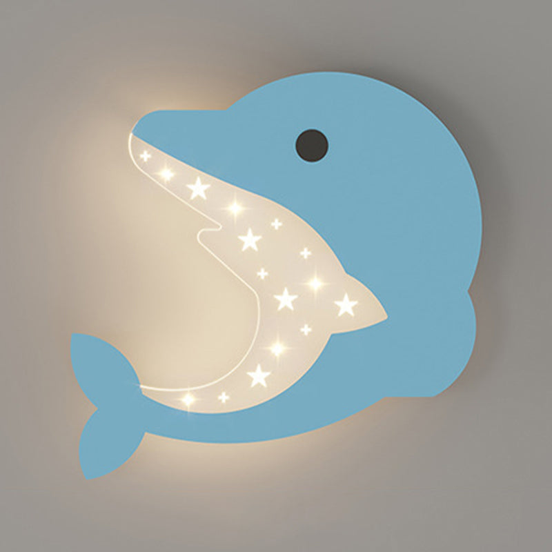 Cartoon LED Wall Lamp Children's Bedroom Wall Sconce Lighting